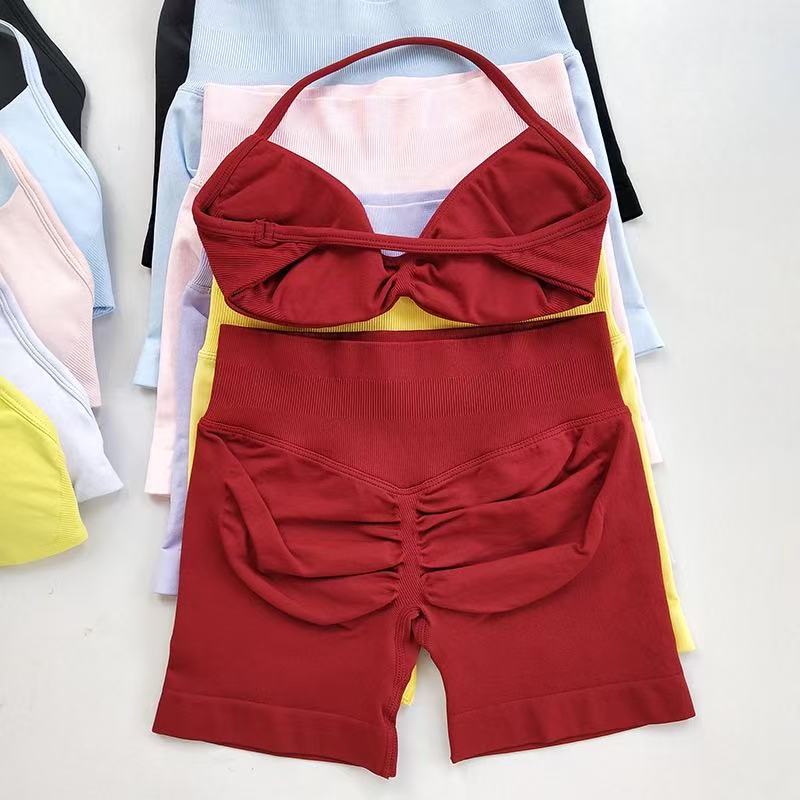 Aquatic Sports Bra - 히스텔로 스포츠 세트 여성용 스트랩 짐