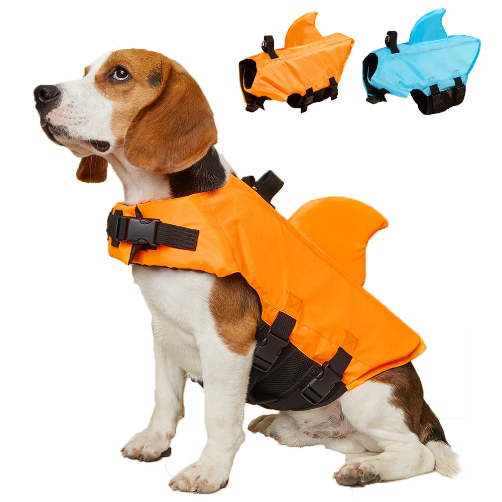 Life Jacket Buoyancy - 2026 샤크핀 강아지 구명조끼 강화된 부력