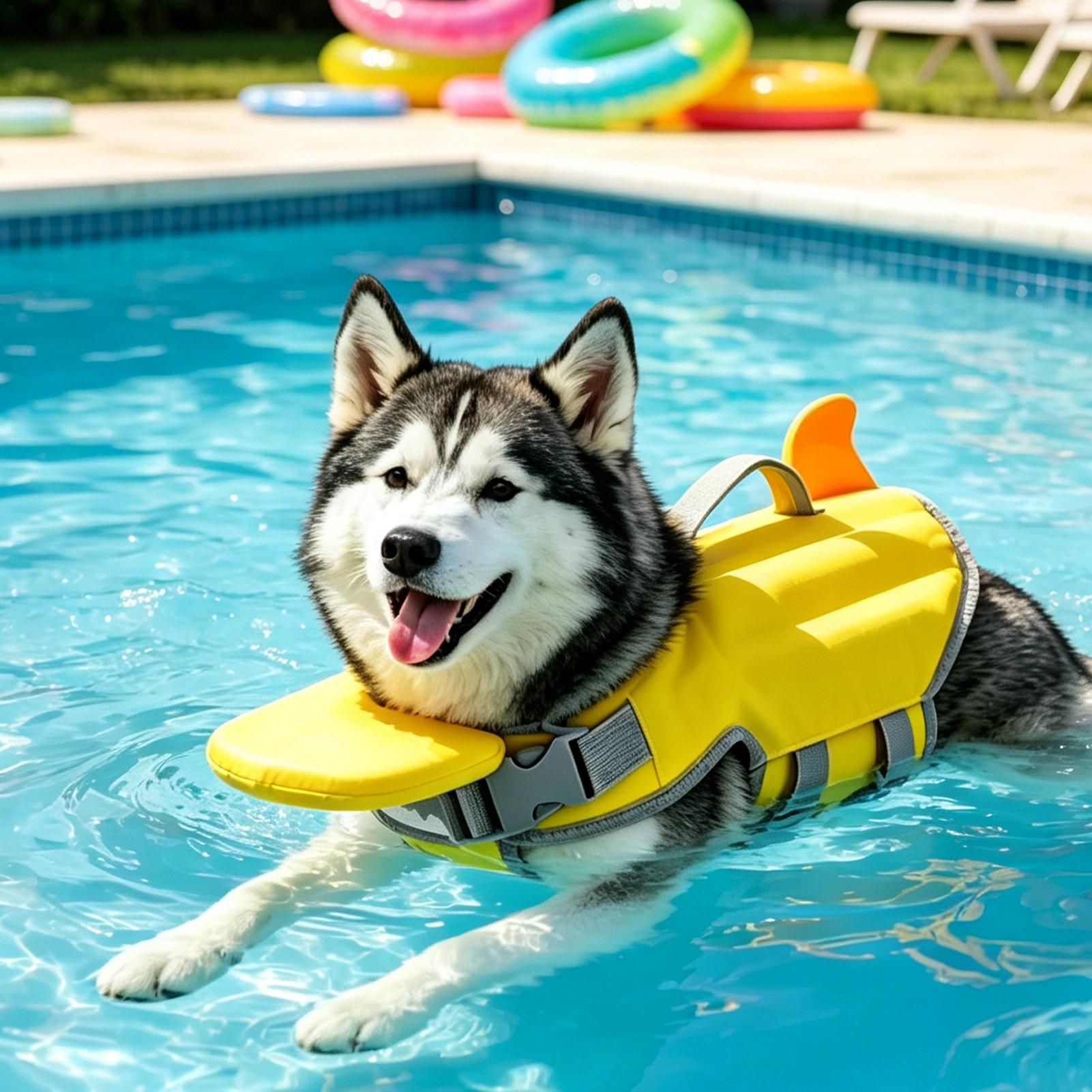 강아지 구명조끼 높은 부력과 구조 손잡이가 있는 소형견 - Life Jacket Buoyancy 리뷰 및 가격